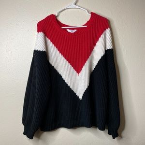 Long-Sleeve knit sweater